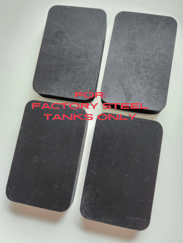 FACTORY STEEL FUEL TANK Insulator Pad Set 1970-76 Datsun